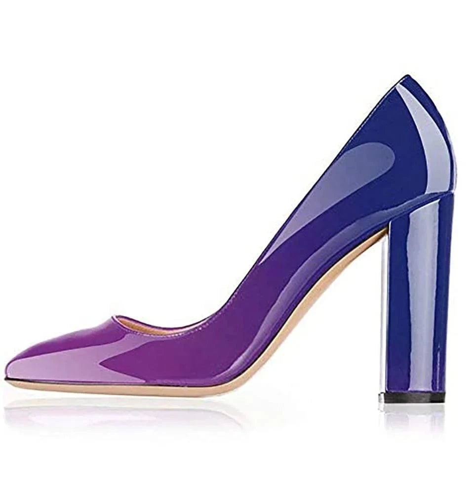 Women's Classic Shoes Work Shoes 12cm High Heels Pumps