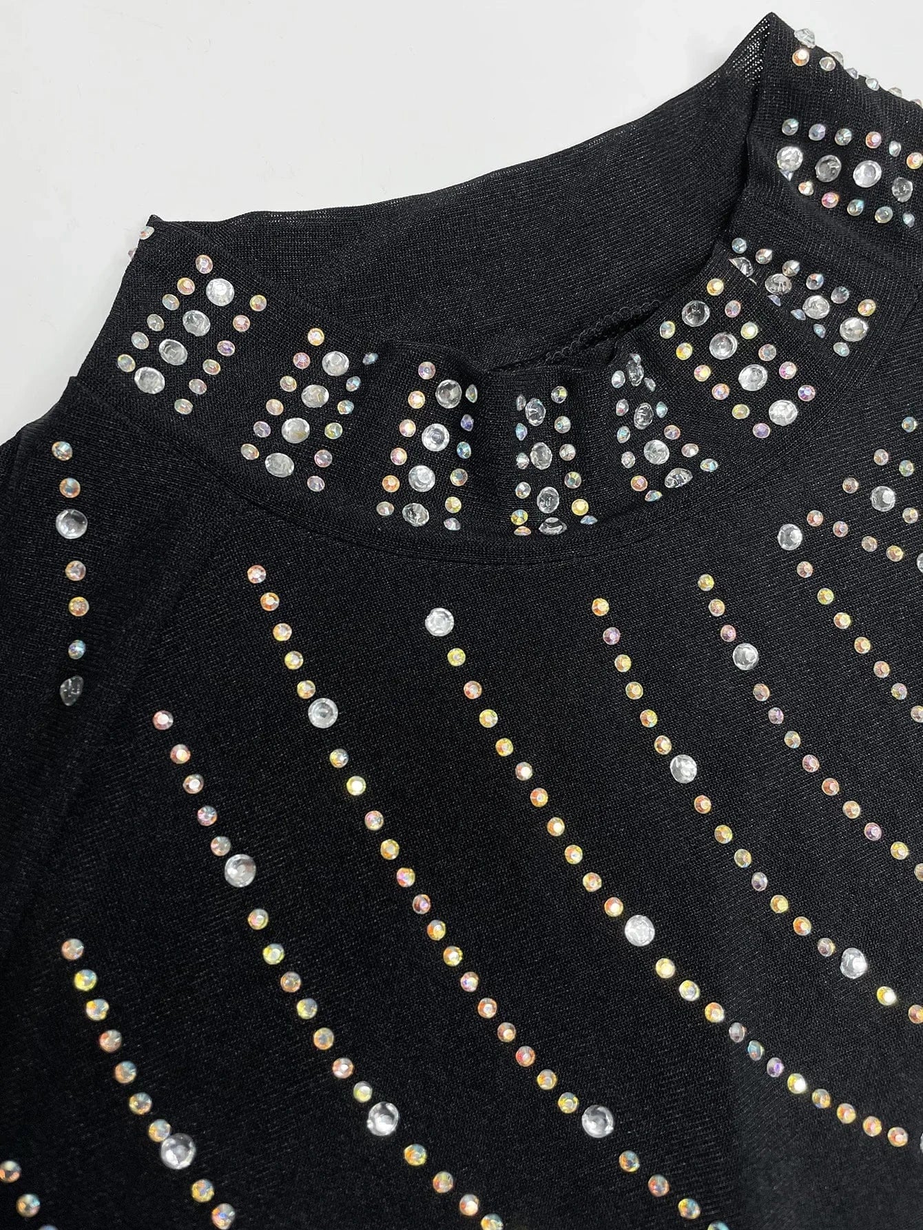 Women's Clothing Black Bodycon Beading Long Dresses Party Evening Dress
