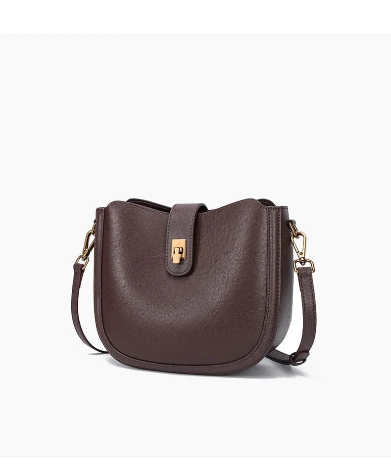 Women‘s Cowhide Genuine Leather Shoulder Bag Ladies Soft Natural Cow Leather Handbag Female Fashion Luxury Design Crossbody Bags