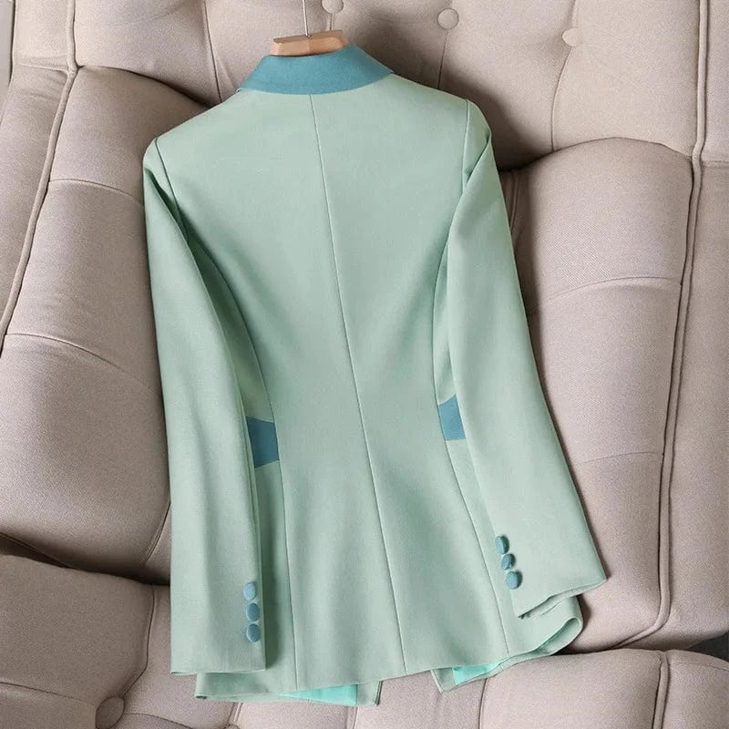 Women's Long Sleeve Career Suit Formal Office Clothing Outfit Jacket blazer