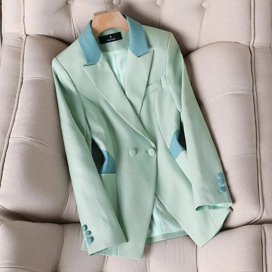 Women's Long Sleeve Career Suit Formal Office Clothing Outfit Jacket blazer