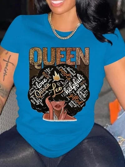 Women's Melanin Queen T-Shirt