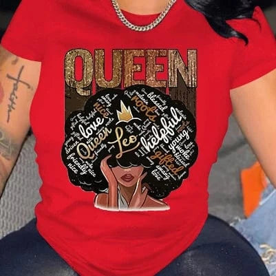 Women's Melanin Queen T-Shirt