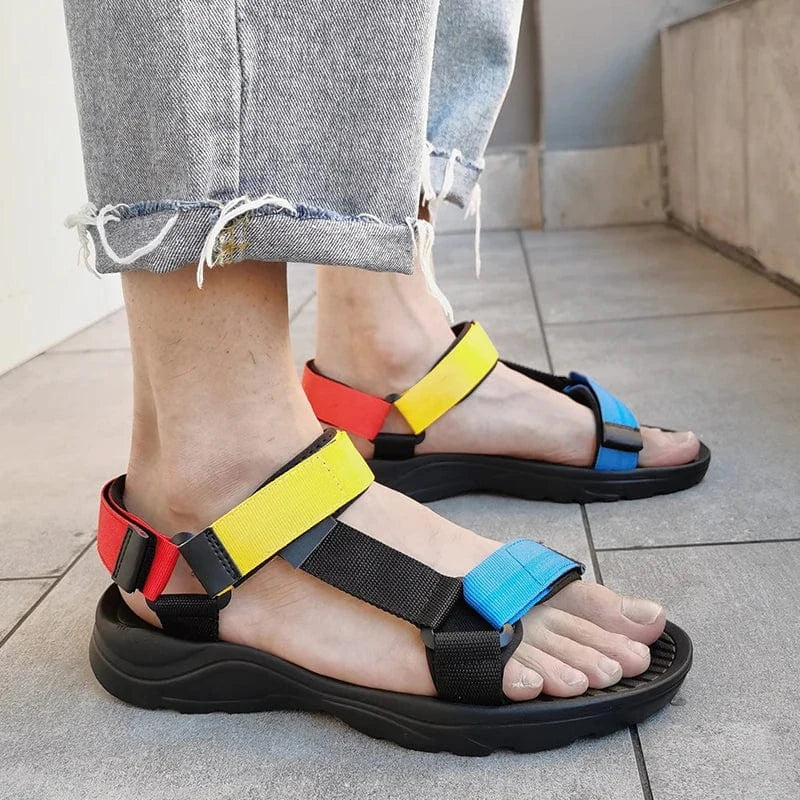 Women's sandals trendy classic couples beach sandals large size shoes 36-46 for men and women