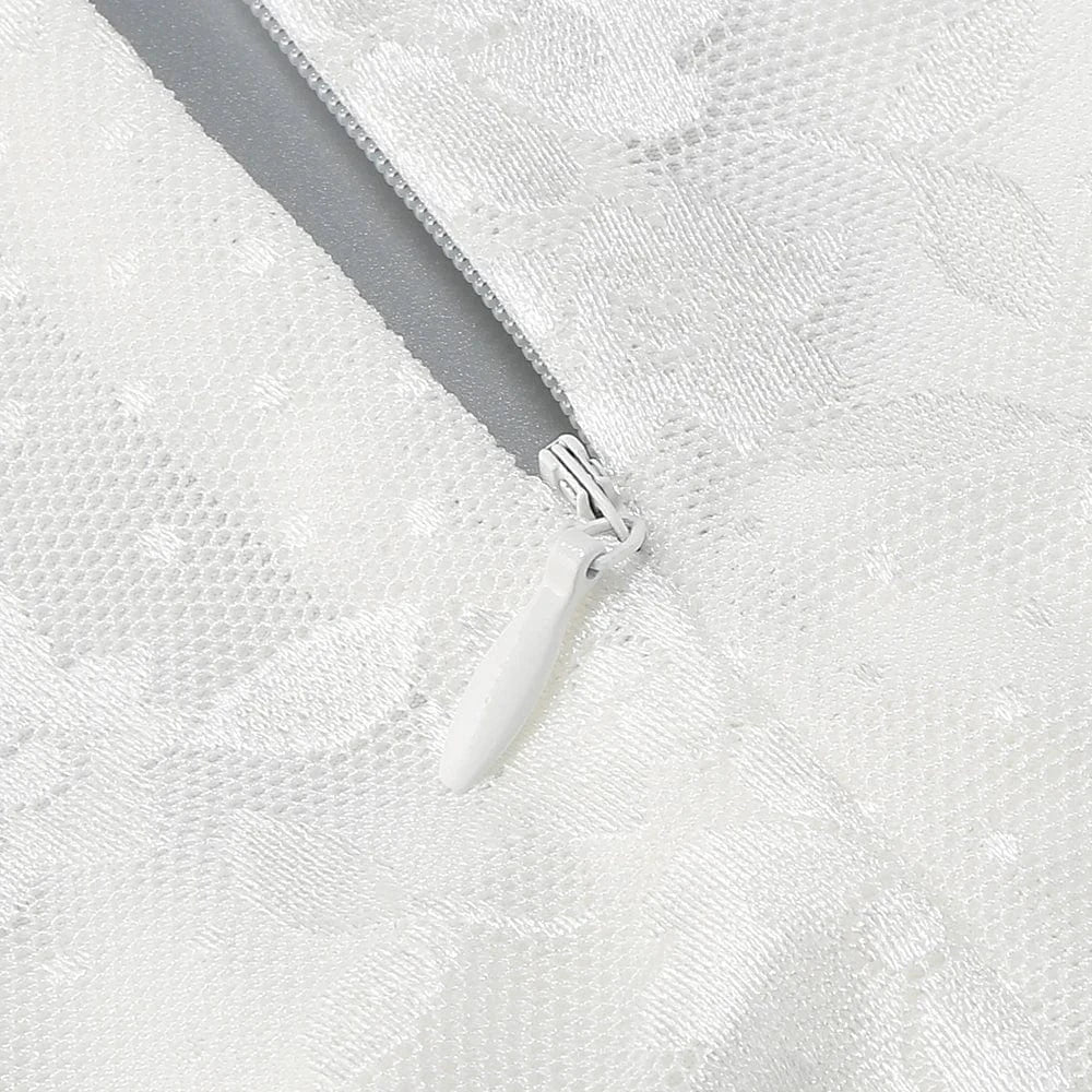 Women's Sexy Lace Spice Girl Dress Haute Sense Hollow Out Irregular Pure Desire Dress Luxury Temperament Evening Party Dress