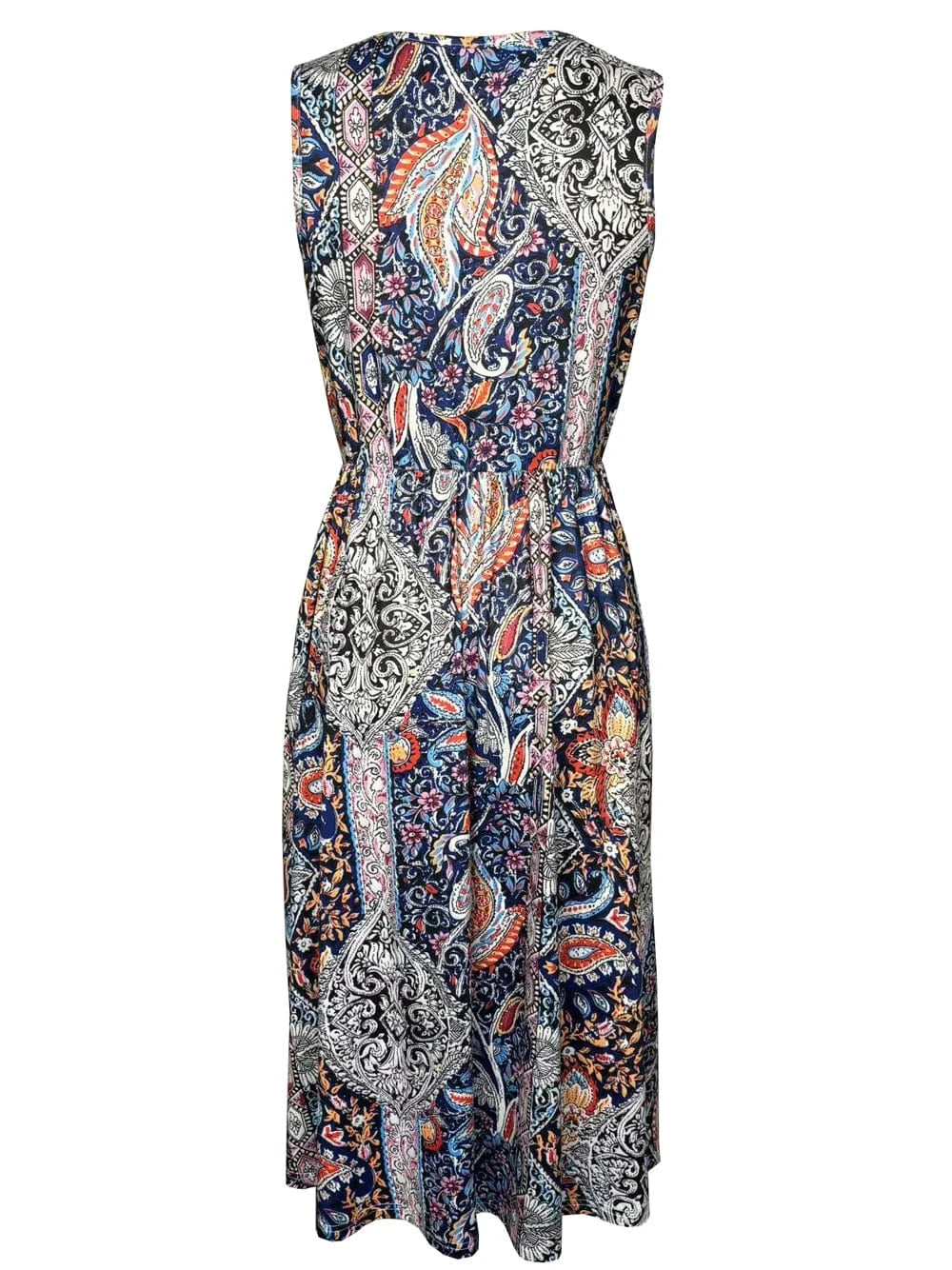 Women's spring/summer cashew nut Beach casual print dress