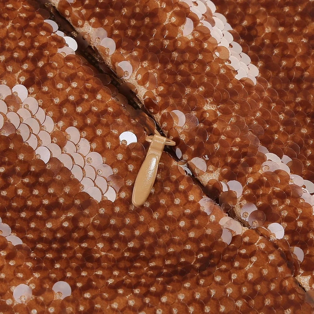 Women Sexy Sleeveless Slip Mini Dress Sparkly Sequins Red Bandage Dress Elegant Evening Party Female Fashion Style