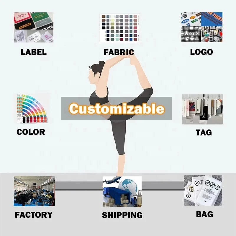 Women Yoga Leggings Running Workout 6pcs Sets Clothes Tops Sports Wear Gym Fitness Sets Seamless Leggings Workout Sets for Women