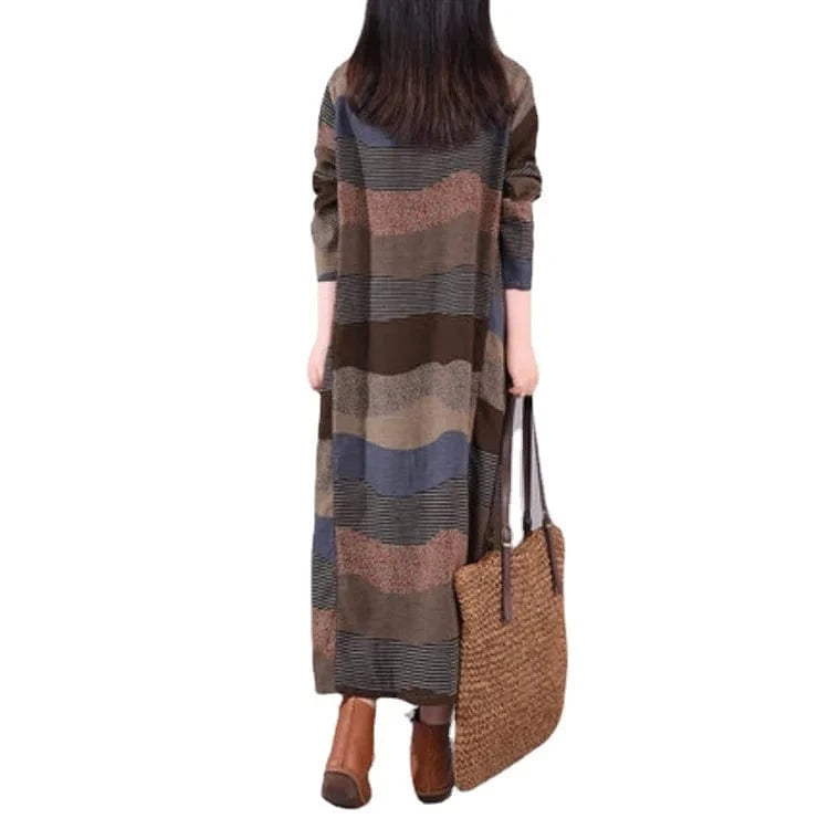 Womens Dresses New in Spring Summer Fashionable Elegant Korean Version Dress Long Sleeved Commuting Round Neck Woman Clothing