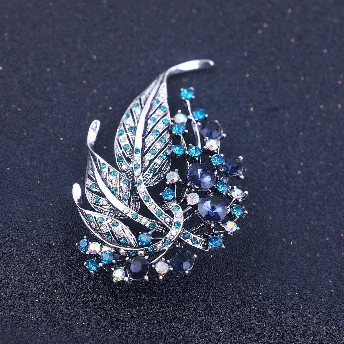 Wuli&baby Shining Bicycle Brooches For Women Unisex 2-color Beautiful Taking Flowers Bike Brooch Pins Gifts-6694
