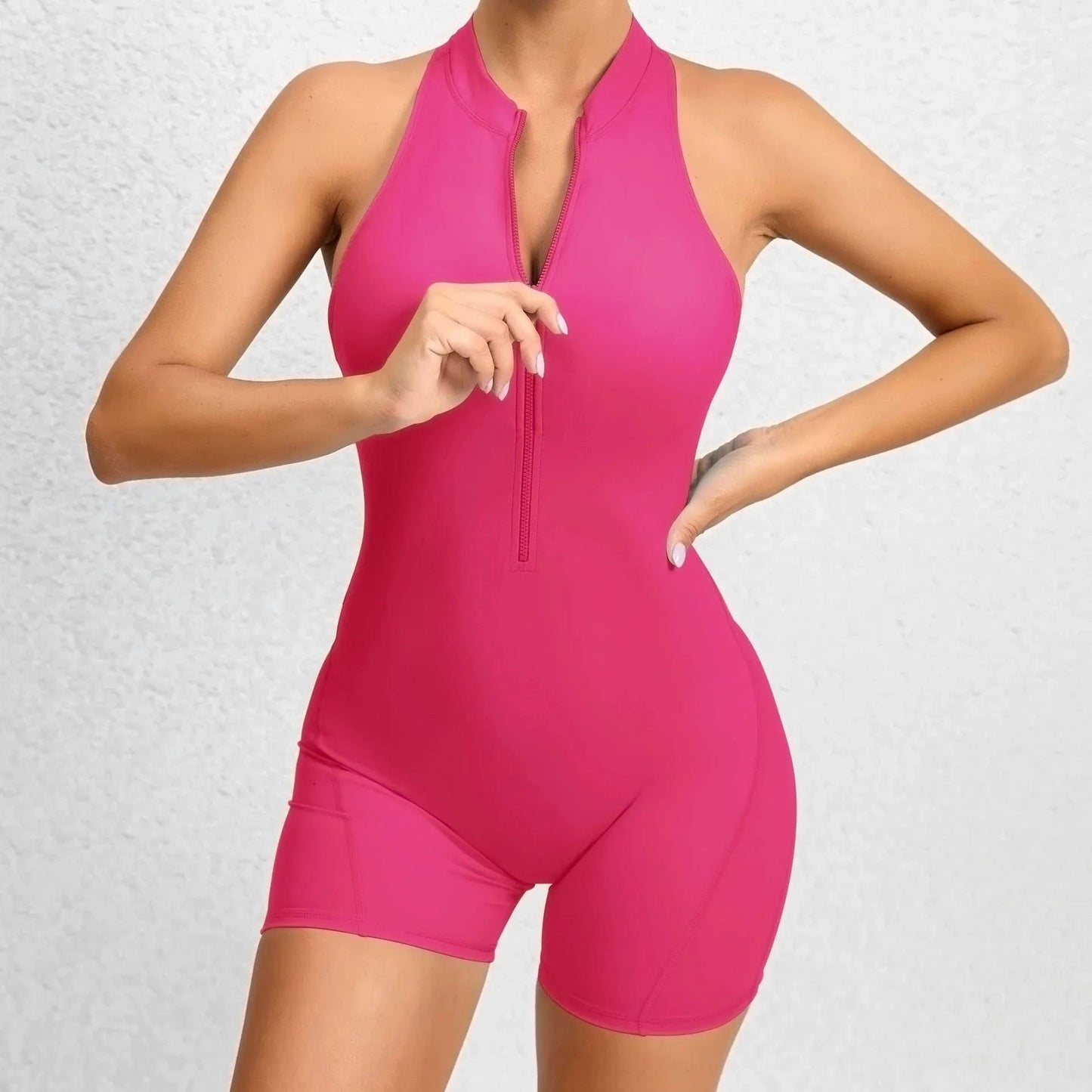 XL / 11 Sleeveless Tracksuit One piece Workout Rompers Training Yoga Jumpsuits Sportswear Gym Clothing Playsuits Bodysuits For Women