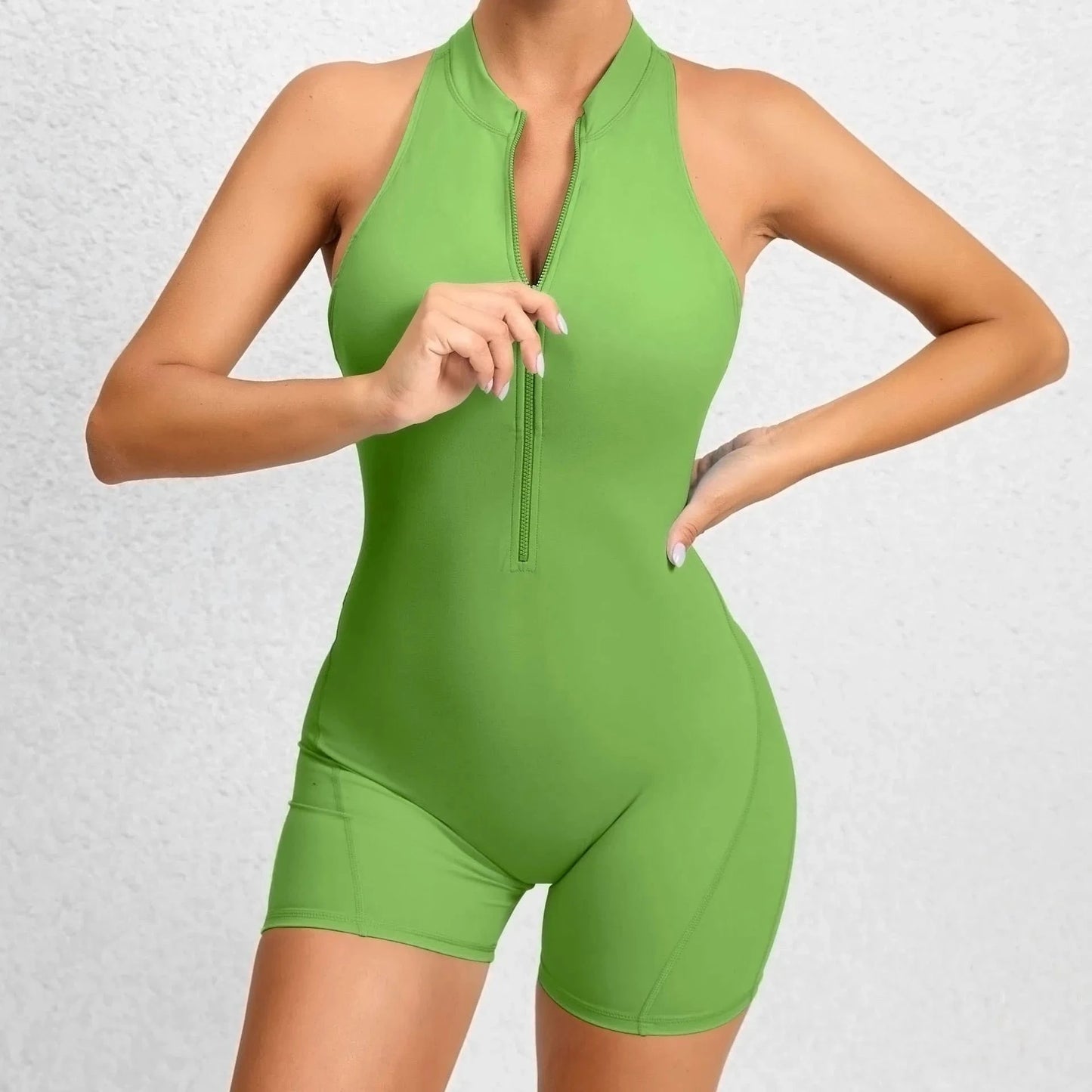 XL / 9 Sleeveless Tracksuit One piece Workout Rompers Training Yoga Jumpsuits Sportswear Gym Clothing Playsuits Bodysuits For Women
