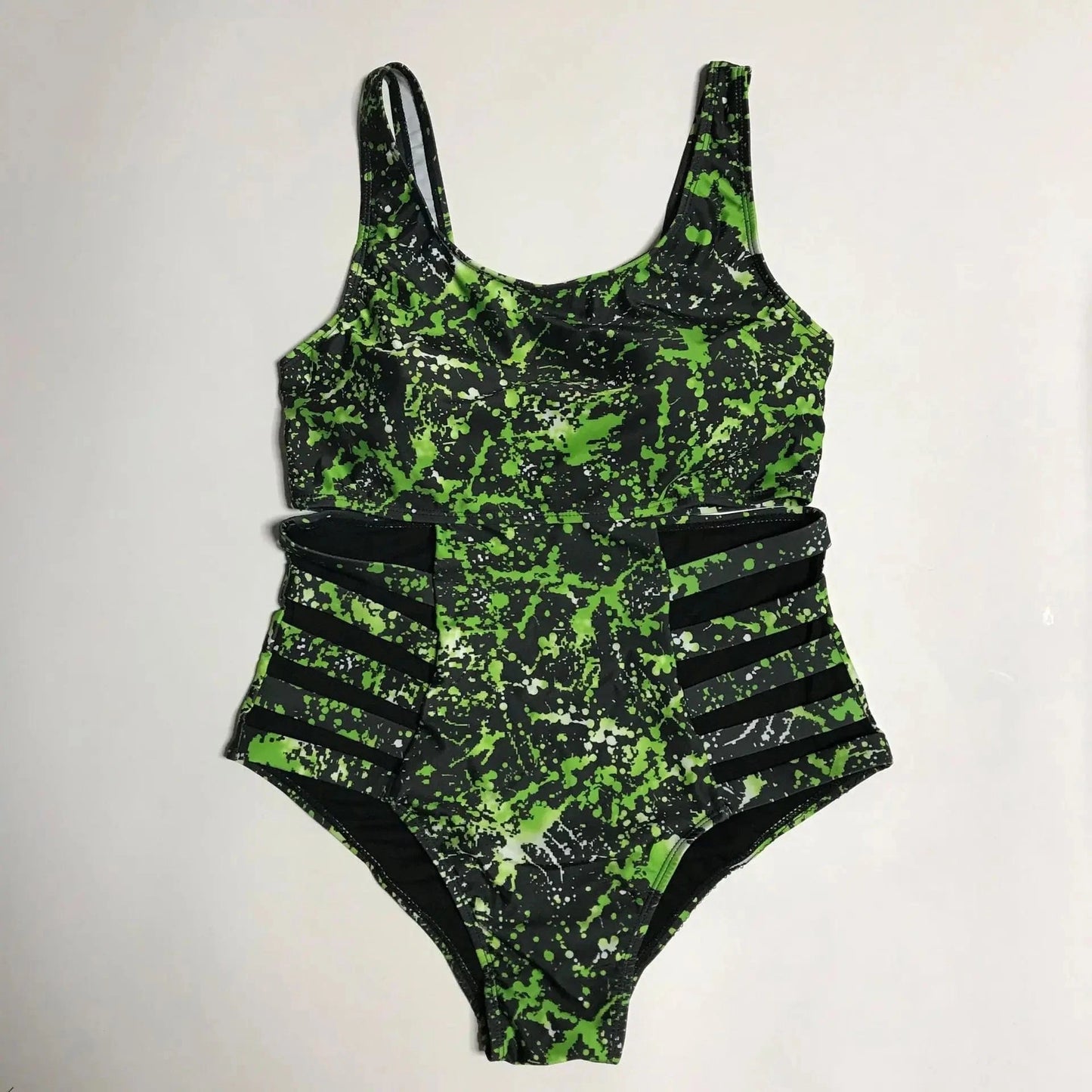 XL / Army Green Plus Size Women's One Piece Swimsuit New Sexy Swimsuits for Lady