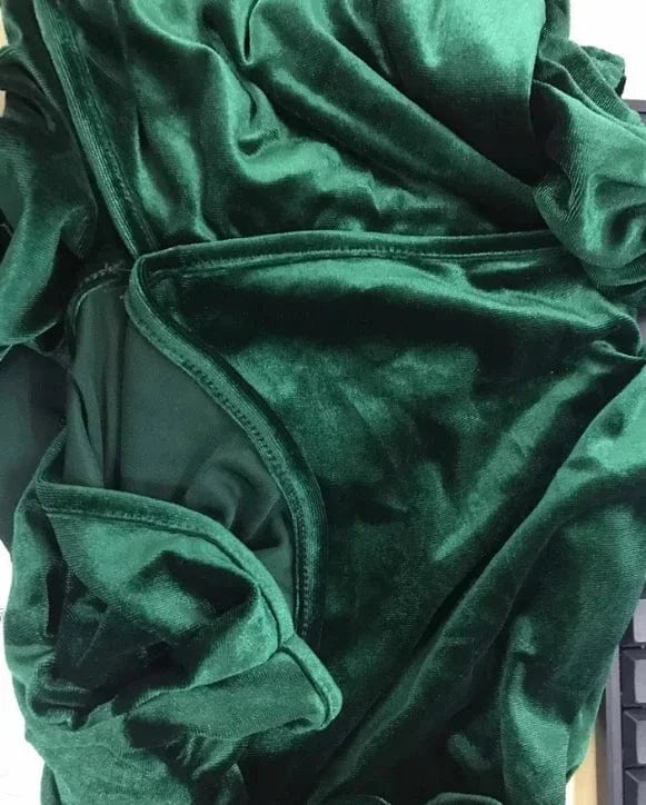 XL / Army Green Women's One Shoulder Long Sleeve Cutout Bodycon Club Cocktail Mini Dress