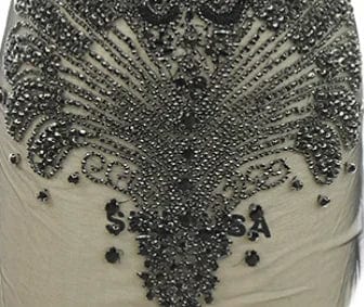 XL / Black Ocstrade Feather Rhinestone Party Evening Dress Emerald Green Prom Dress 2023 Women Ball Gown Plus Size Prom Dresses For Women