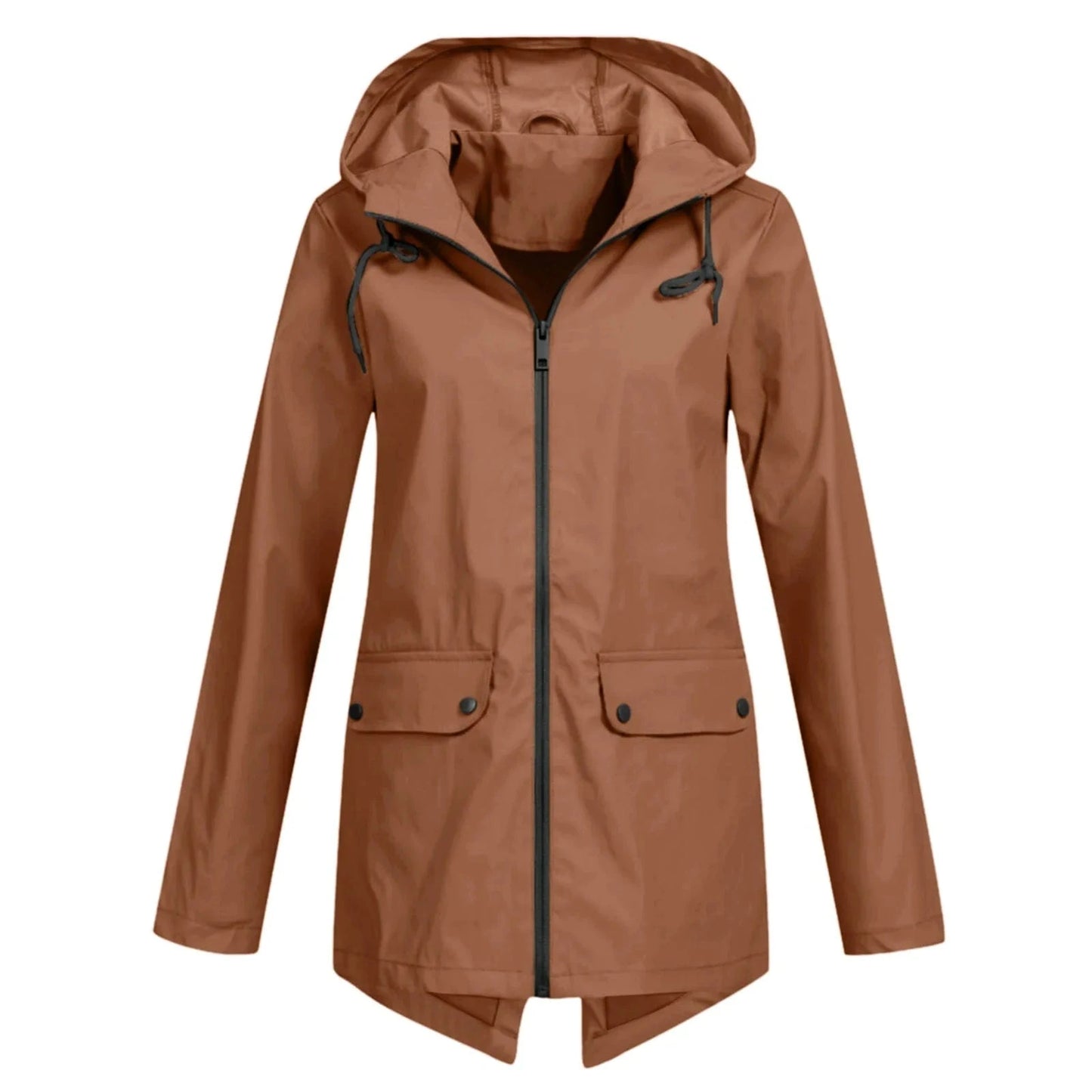 XL / coffee D0702DJ17 2023 On Sale Plus Size Longline Casual Hooded Shacket Long Jackets For Women Sehe Fashion