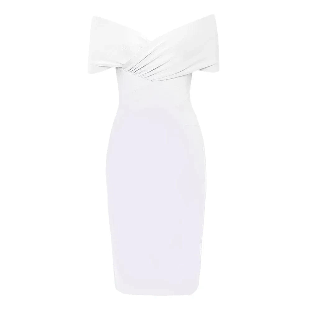 XS / #1 Fashion Design Women Elegant Solid Color Diamond Dress Sleeveless Bodycon Backless Zipper One Shoulder Party Dress