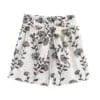 XS / Beige PB&ZA Women 2025 New Chic Fashion Embroidered Paper Bag Style Casual Shorts Skirts Vintage High Waist Female Skorts Mujer