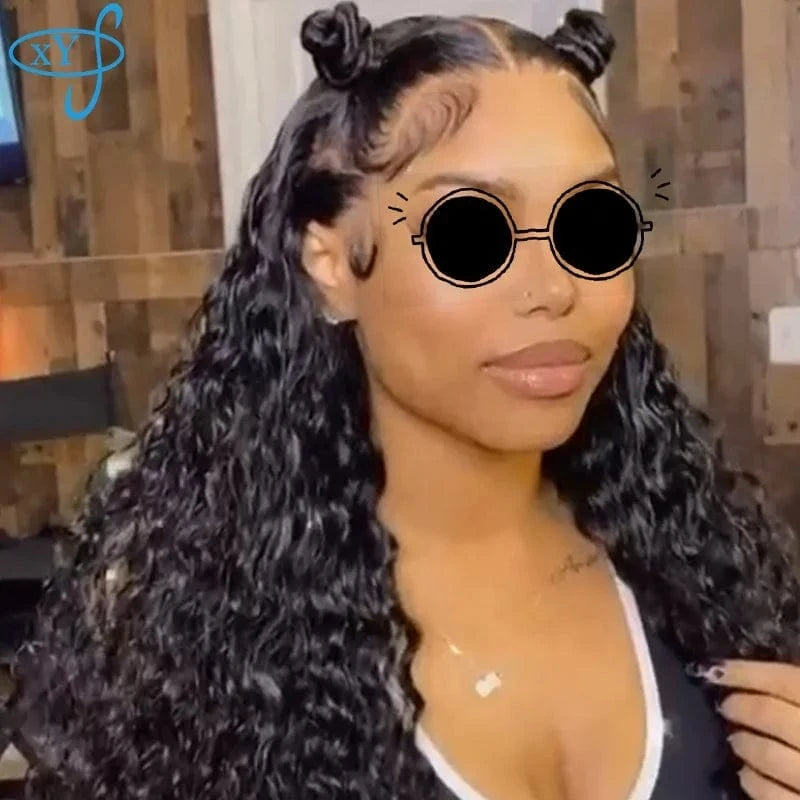 XYS Hot Selling Wholesale Price Half Lace Front Wig Brazilian Virgin Human Hair Human Wigs for White Black Woman