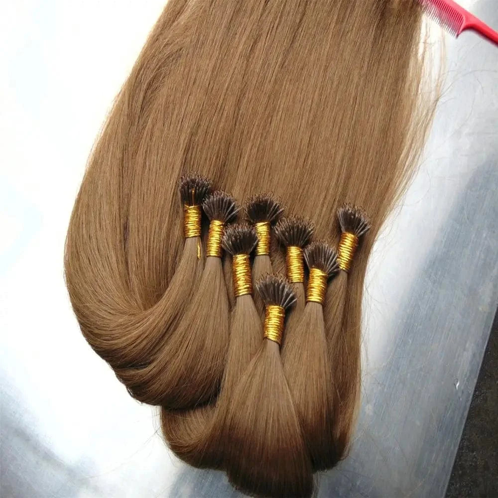Yishu Hair products factory pure Remy human hair Microring hair extension 22inch