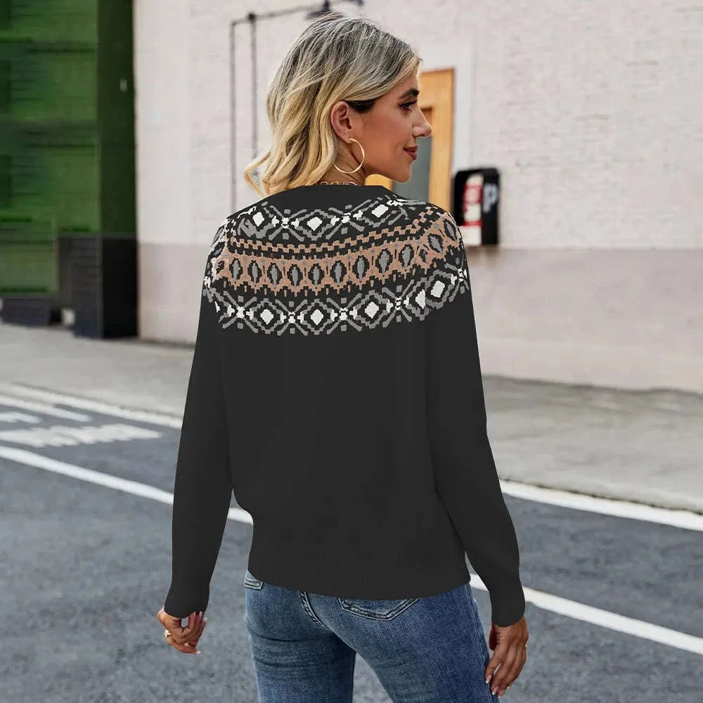 YIYI New Design Warm Skin Friendly Sweaters Women Pull Over Comfortable Sweatshirts Ladies Sweater Women Winter