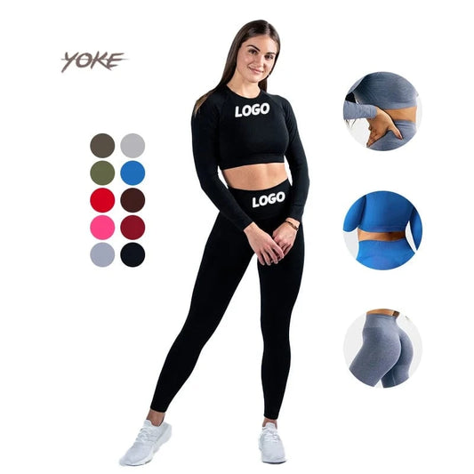 YOKE activewear Sportswear Ropa Deportiva Athletic Gym Workout Tight Sports Top Yoga Padded Open Back Crop T Shirts Femme 2024