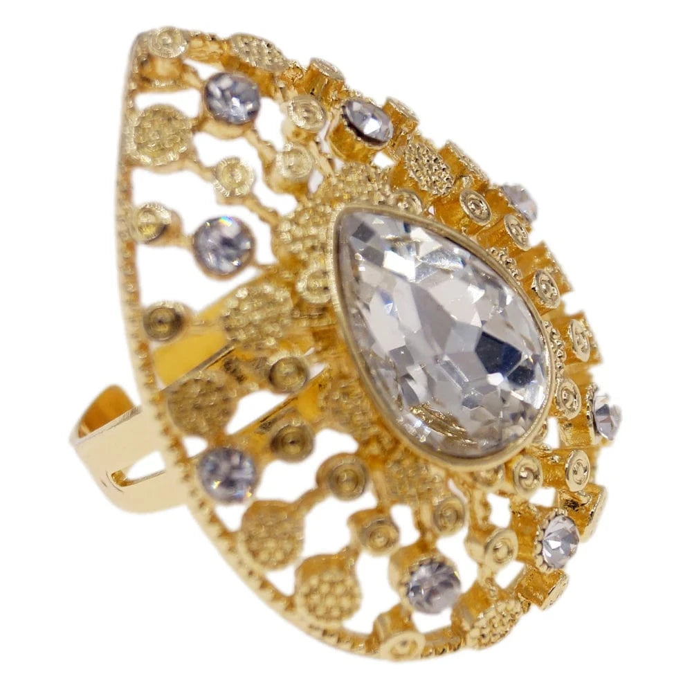 Yulail Alloy Gold Plated African ladies sample fashion rings for women 2024