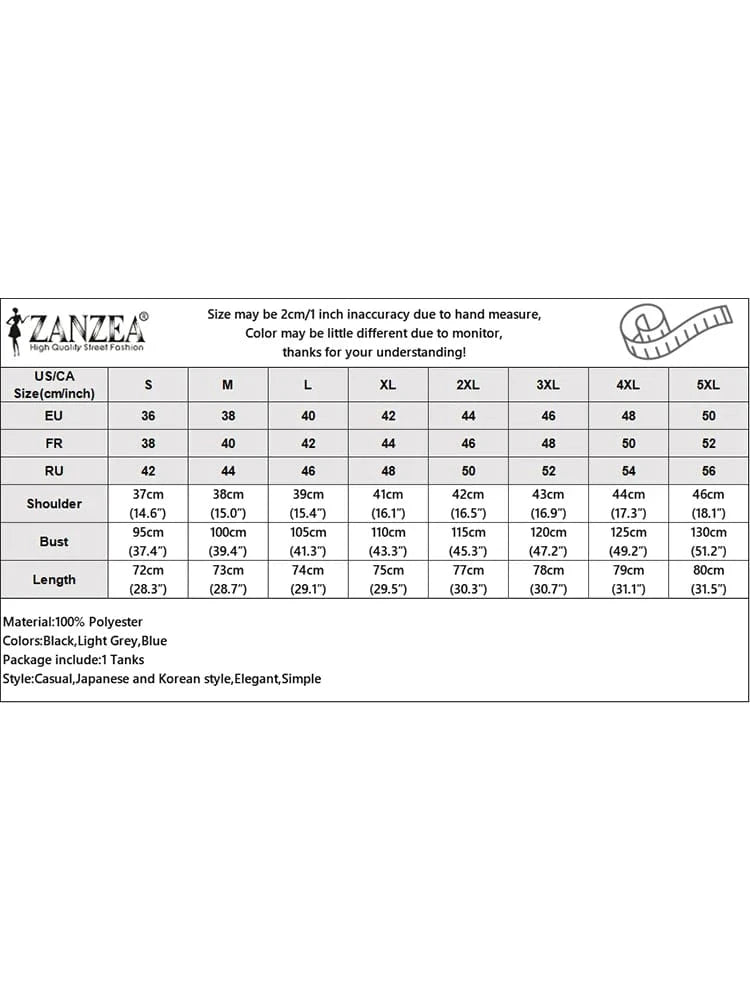 ZANZEA Elegant Round Neck Tank Tops Women Office Lady Buttons Camis 2024 Summer Sleeveless Tanks Fashion Irregular Solid Vests
