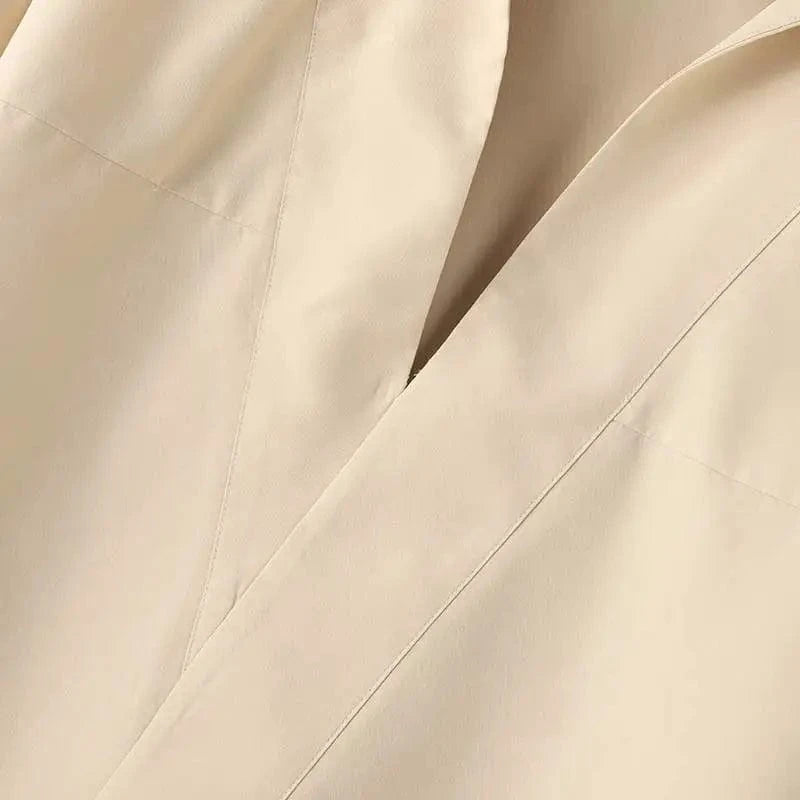 ZANZEA Fashion Lapel V Neck Shirt Women Puff 3/4 Sleeve Blouse Office Casual Loose Solid Color Tops 2024 Summer Street Tunics