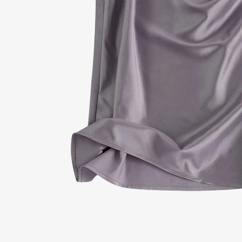 ZANZEA Women Satin Tank Tops Elegant Cowl Neck Sleeveless Blouse Korean Fashion Silk Solid Color Tanks Office Lady Sexy Camisole