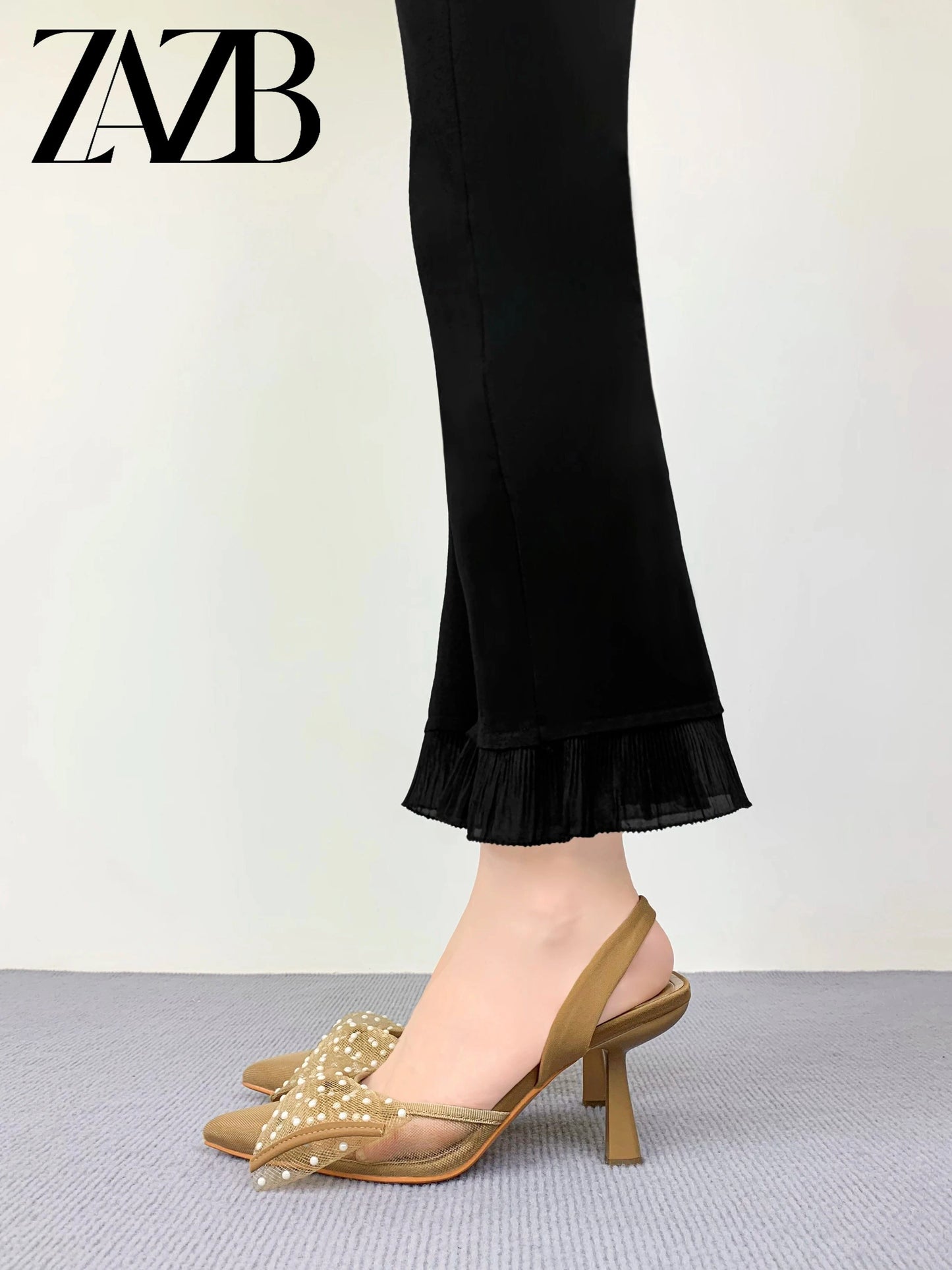 ZAZB brand custom leather high heels shoes for women sandals bowknot wedding bride elegant ladies and chaussures pour femmes