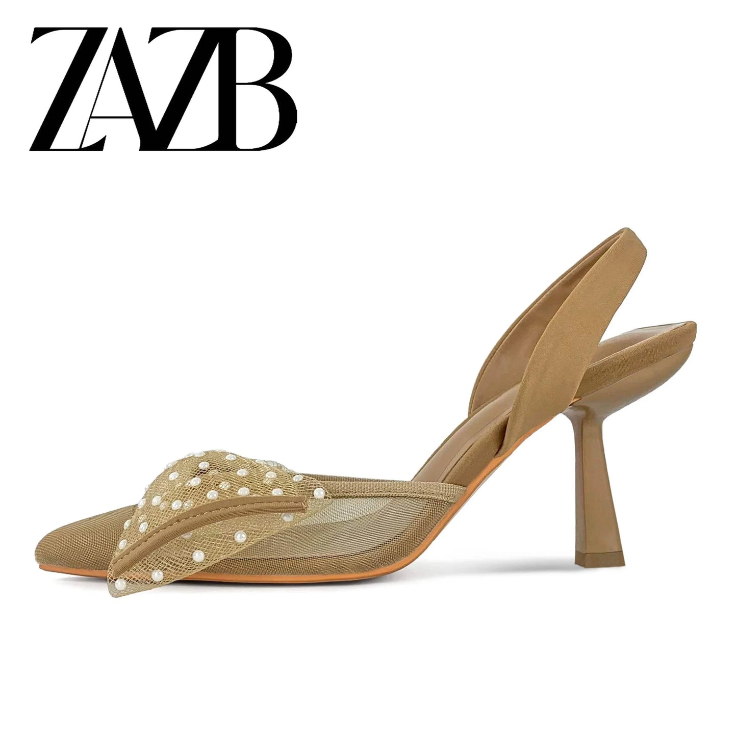 ZAZB brand custom leather high heels shoes for women sandals bowknot wedding bride elegant ladies and chaussures pour femmes