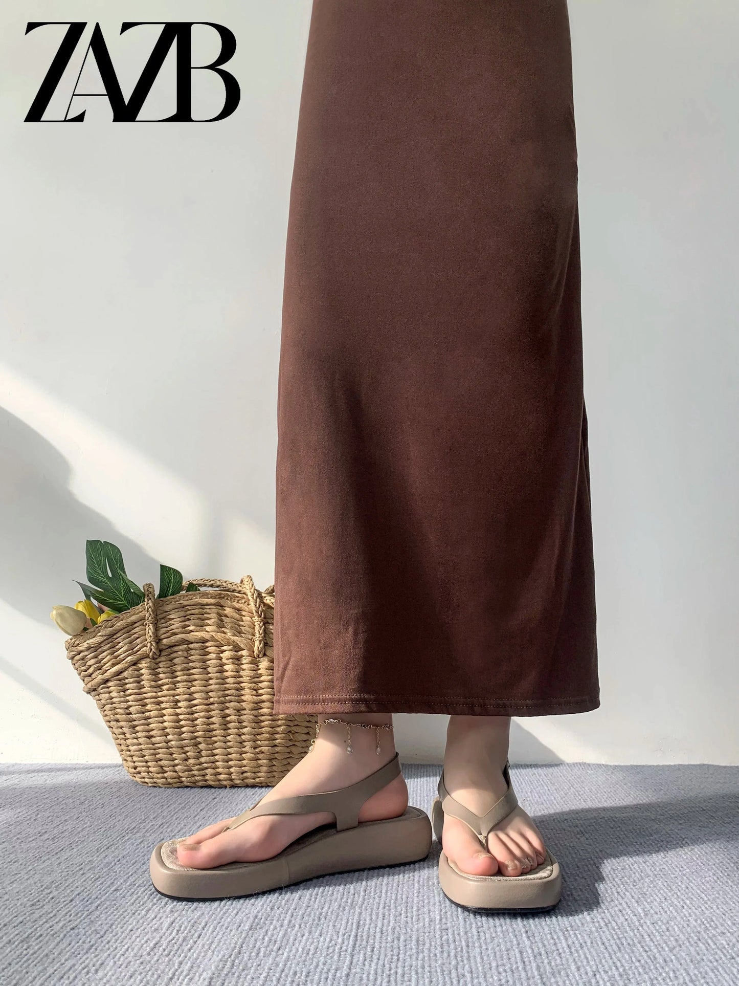 ZAZB Custom flip flops designer shoes sandals for women and ladies flat bottom luxury slippers femmes fashion