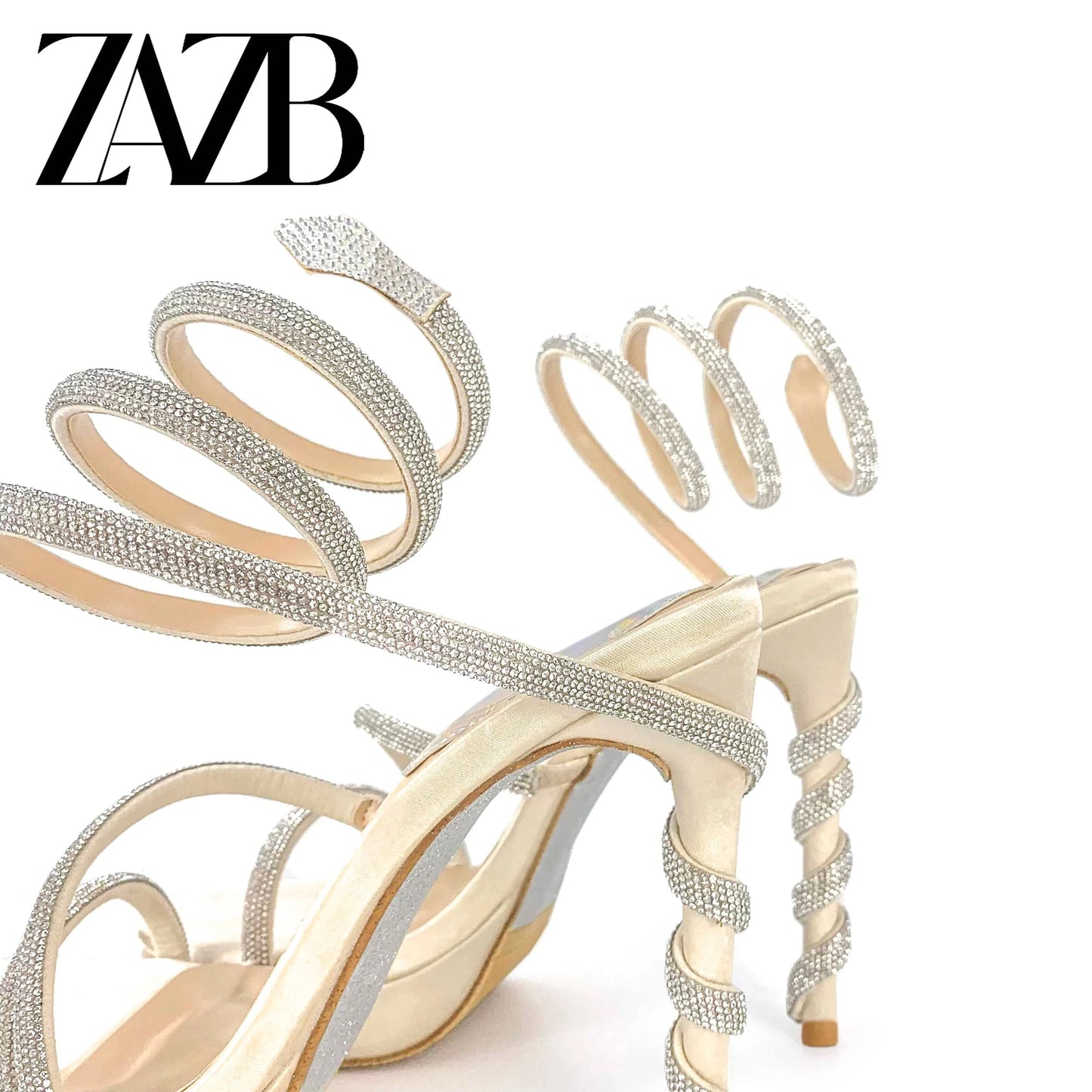 ZAZB New design formal sexy Women's high heel Sandals wedding shoes frenulum narrow strap cross belt for ladies