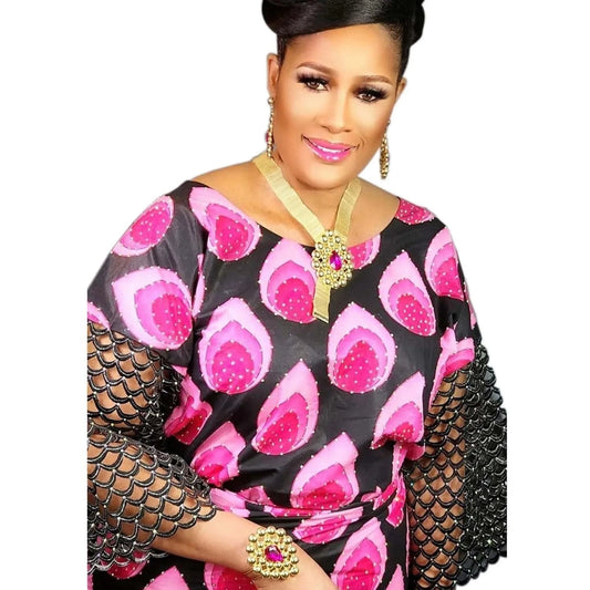 Zhuerrui Brazilian Gold Design Green Red Jewelry Set High Quality Bridal Wholesale Handmade Wide Necklace Jewelry Sets H20012