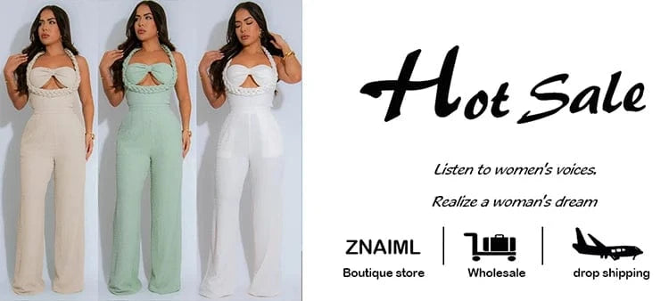 Znaiml Fashion Green Women Jumpsuits Summer Sleeveless Bandage Wide Leg Pants Loose Streetwear One Pieces Rempers Overalls 2025