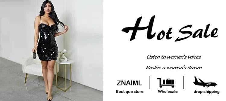 Znaiml Luxury Sequins Glitter Evening Party Mini Dress Women Sleeveless Backless Sexy Night Club Vestidos Birthday Hot Girls