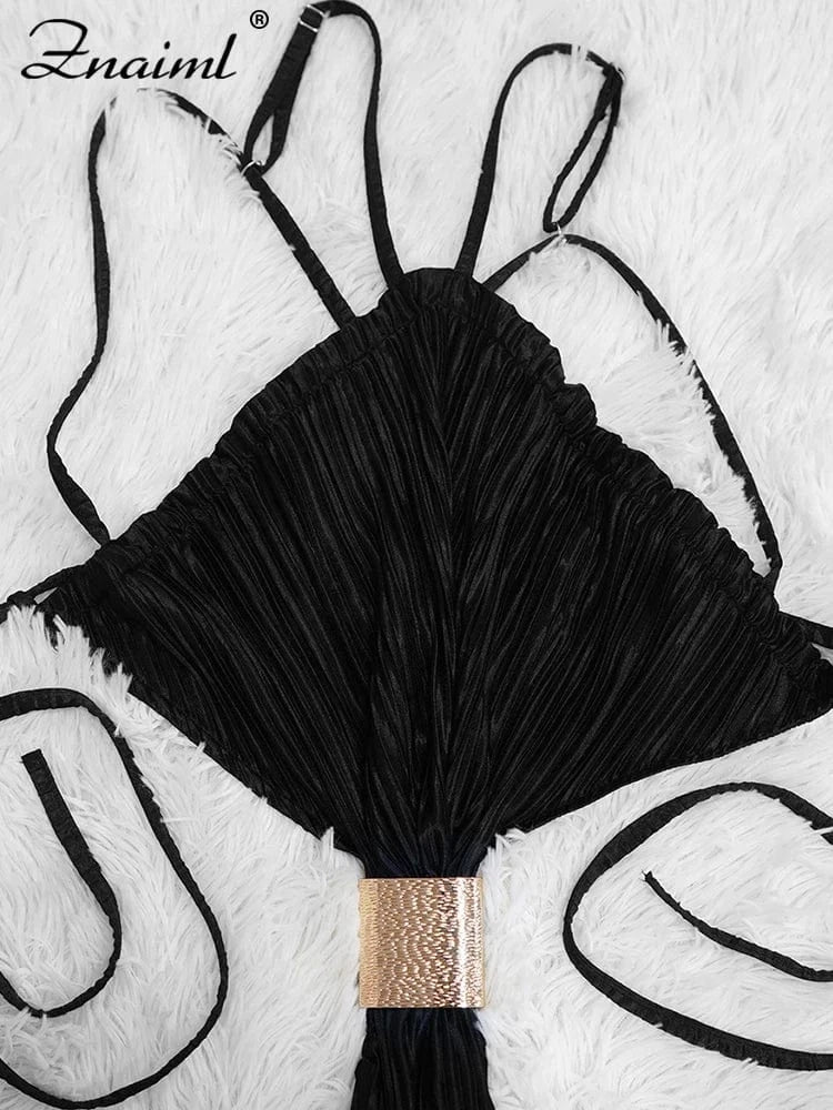 Znaiml Sexy Women Green Prom Gowns Off The Shoulder Long Maxi Dresses Satin Halter Pleated Backless Formal Evening Gown Vestidos