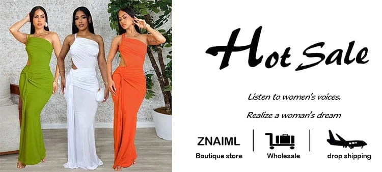 Znaiml Women Hollow Out One Shoulder Sleeveless Bodycon Birthday Long Dress Green Irregular Ruched Sexy Evening Gown Vestidos