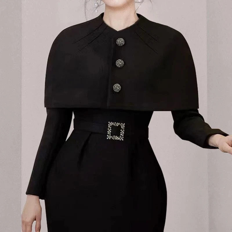 ZYHT 1223 Fall Winter Ladies Casual Two Piece Set New Suit Women Clothes White 2 Piece Matching Sets Outfit Dresses