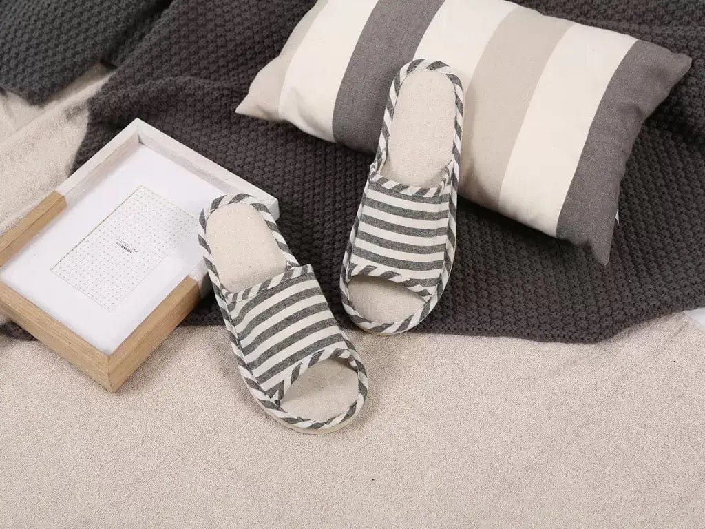 10-11 / Black(man) 2022 New Design Amazon Autumn Winter Custom women open toe chinese bedroom slippers for woman and ladies