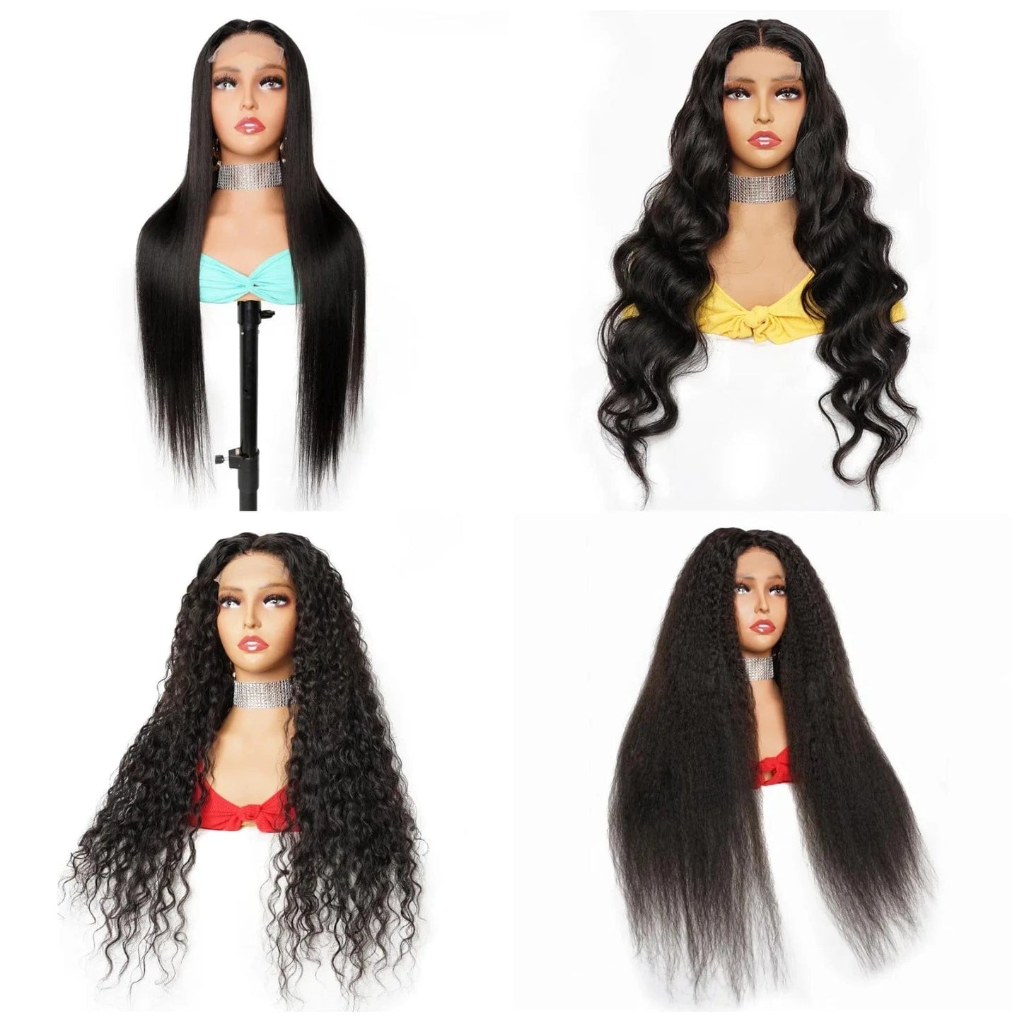 10 14 16 20 30 Inch Waterwave Curly Half Transparent Glueless 4*4 Frontal 4x4 Lace Front HD Human Hair Water Wave Closure Wig
