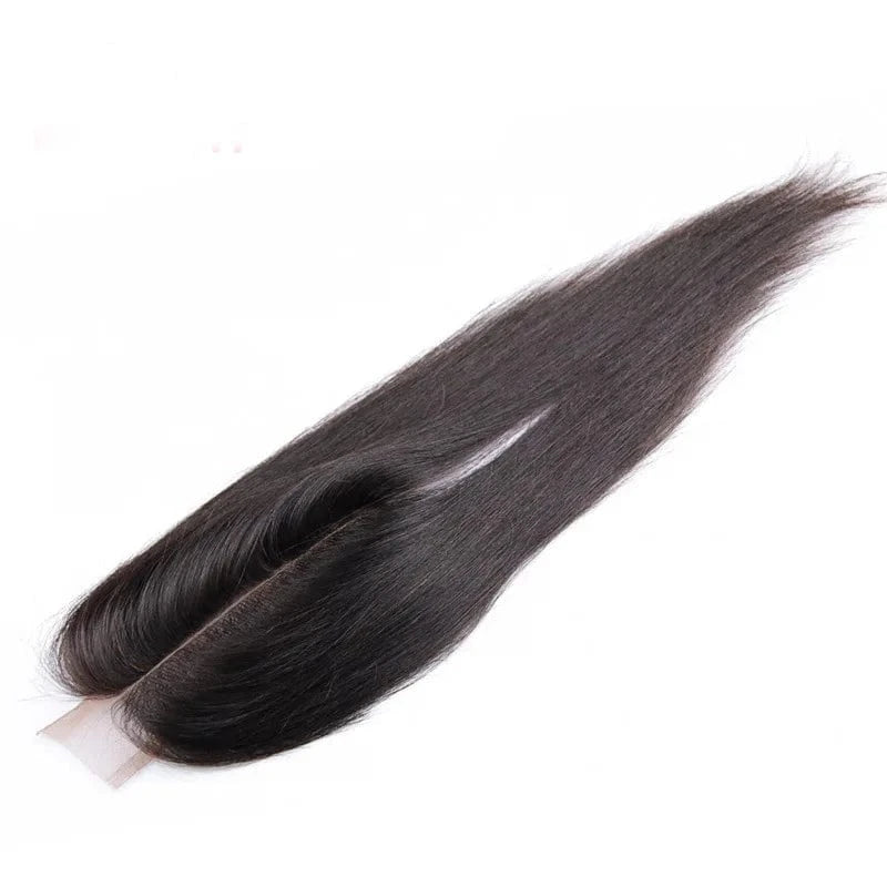 10 Inches / 2*6 Wholesale 2*6 Straight Human Hair Bundle Virgin With Closure Unprocessed Raw Virgin Bulk Cheap Hair Bundle Product For Women