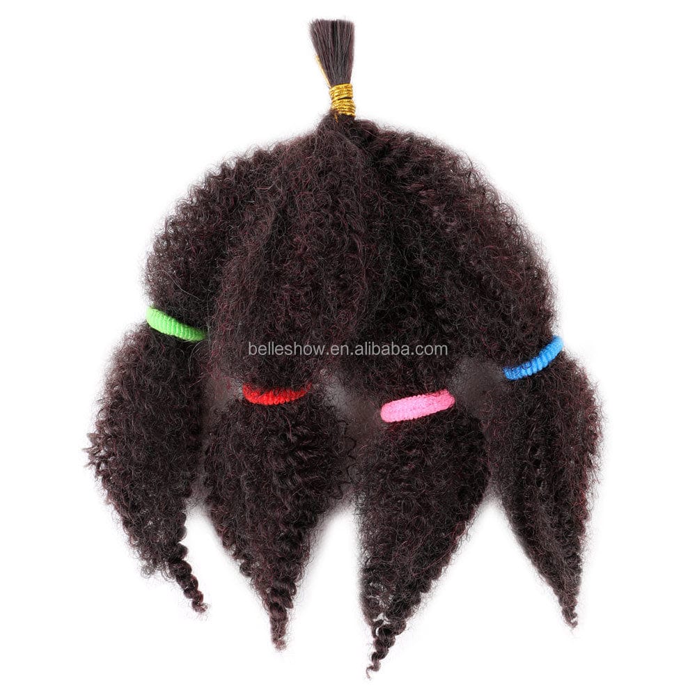 10 Inches / 4# Hot sell Marley Afro Twist Synthetic Braiding HairSmall marley hair Afro Kinky Marley Braids