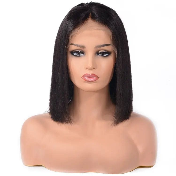 10 Inches / 4x4 Bob Raw Human Hair Frontal Human Hair