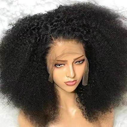 10 Inches / 4x4 lace wig Human Hair Wigs For Black Women, Colored Afro Kinky Curly Red Humain Hair Hd Pixie Cut Lace Front Wigs Vendor