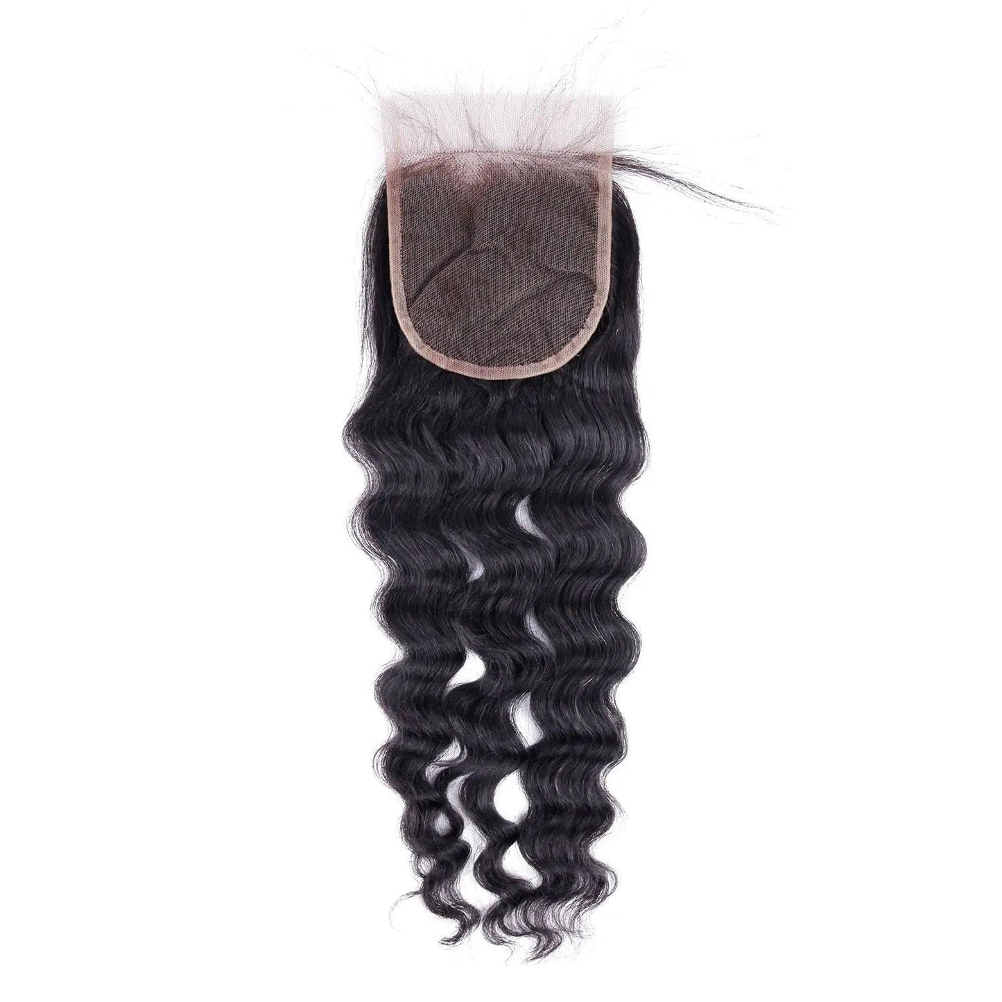10 Inches / 5X5 transparent lace loose deep Factory Price Virgin Human Hair Real Swiss Transparent 4x4 13x6 Hd Film Lace Frontal