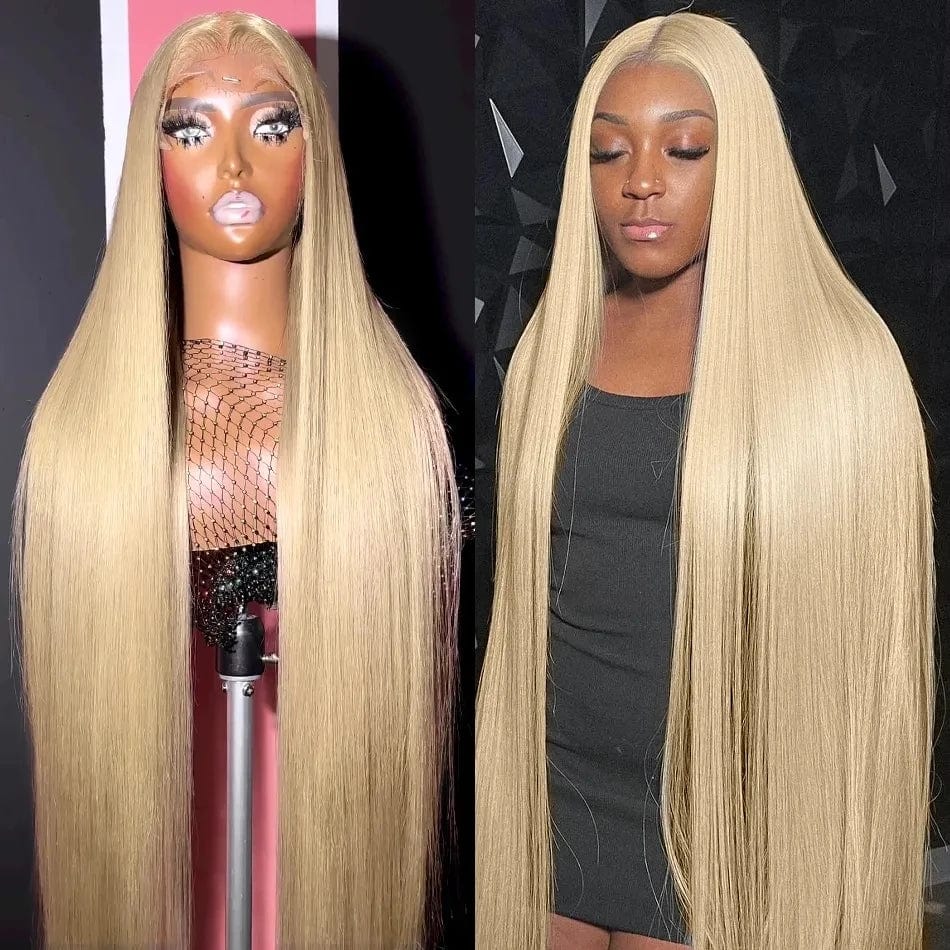 10 Inches / #613 130% Density Freedom Long Natural 1b 613 60 Color Bone Straight Pre Plucked Virgin Remy Cuticle Human Hair Lace Front Wigs