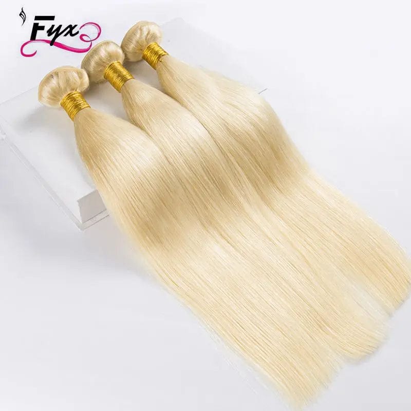10 Inches / #613 color hair bundles 100% Unprocessed Virgin Cuticle Aligned Human Hair