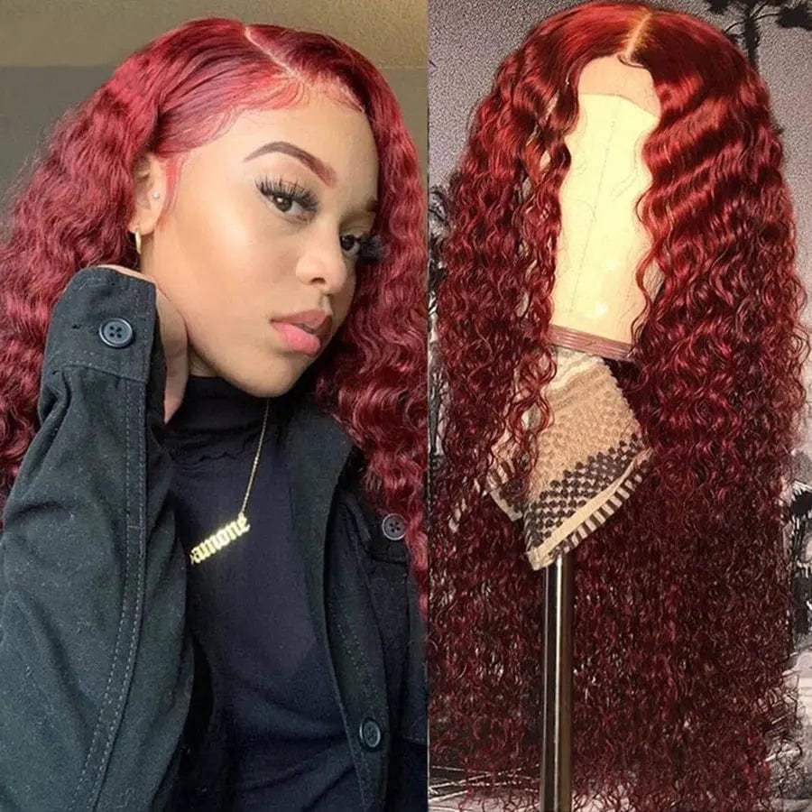 10 Inches / 99J Color 4 Ombre Dark 99j Color Water Wave 100% Virgin